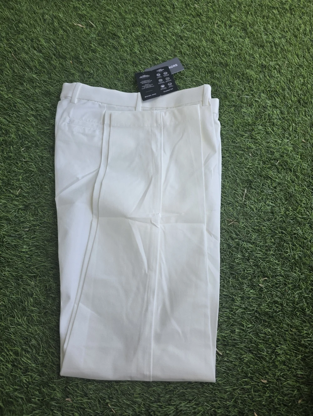 Michael Kors Men's Classic Dress Pants 34x34 NWT $95 MSRP Offwhite Career